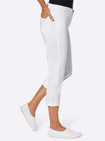 Sieh an! 3/4-Jeans in weiß