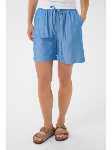 SAINT TROPEZ Shorts RosellaSZ Gerade Passform in Vallarta Blue