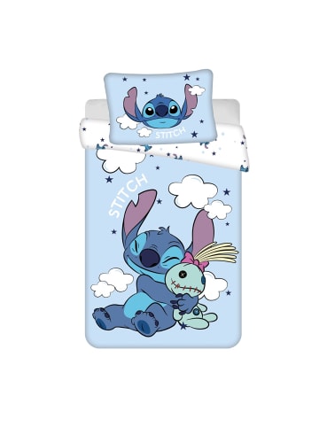 Disney Lilo & Stitch Kinderbettwäsche Set 100x135 + 40x60 cm Baumwolle in Mehrfarbig