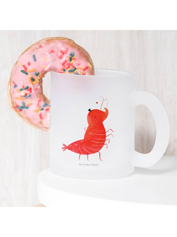 Mr. & Mrs. Panda Trinkglas Garnele Franzose ohne Spruch in Transparent