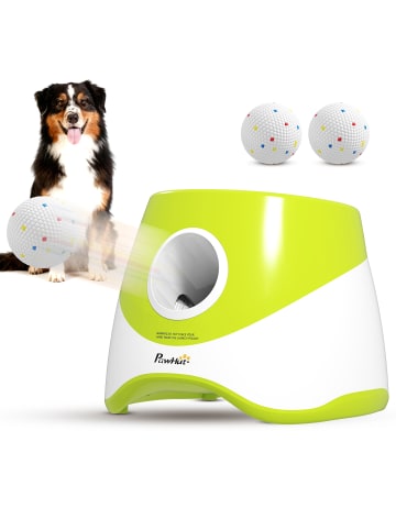 Pawhut Automatischer Ballwerfer Grün