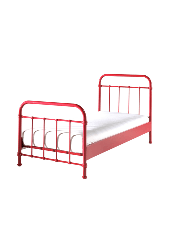 58 aufm Kessel METALLBETT Karlyn 210x111x98 aus Metall in Rot