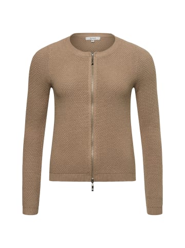 Marie Lund Strickjacke in taupe - 0002