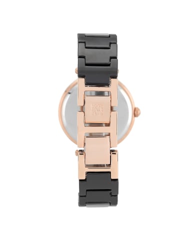 Anne Klein Keramikuhr Ceramic Dreams in schwarz / rosegold