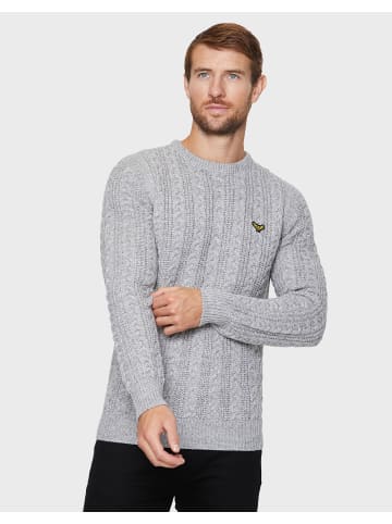 Threadbare Pullover Ely in Light Grey / Ecru Twist