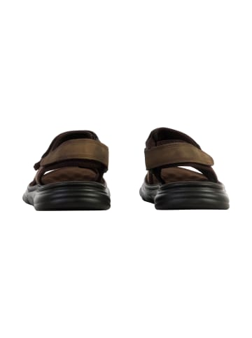 ELONG Flache Sandalen mit Klettverschluss Grün