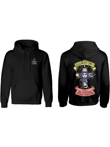 Nightmare Before Christmas Hoodie "Halloween Town Hoodie" in Schwarz
