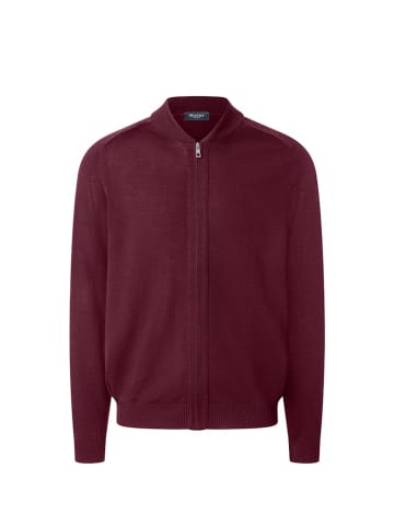 März Strickjacke Zip 1/1 Arm in Rot