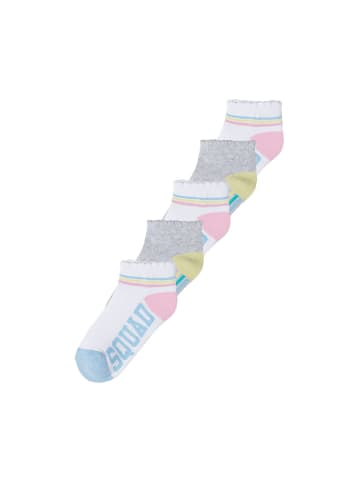 Minoti 5er-Set: Kurzsocken 14sock 26 in weiß