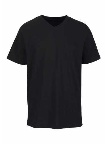 H.I.S T-Shirt in olivgrün, schwarz, dunkelgrau