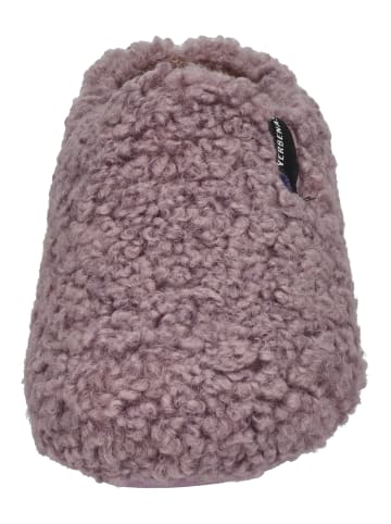 Verbenas Hausschuhe YORK CURLY in lila