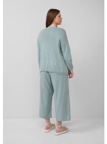 QS Strickjacke in 72W0_salbeigrün
