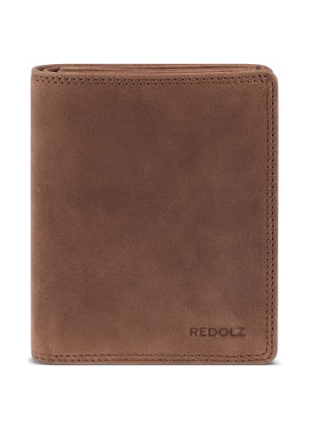 Redolz Leather Essentials HF Geldbörse RFID Leder 9,5 cm in brown