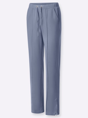 Sieh an! Jersey-Hose in taubenblau