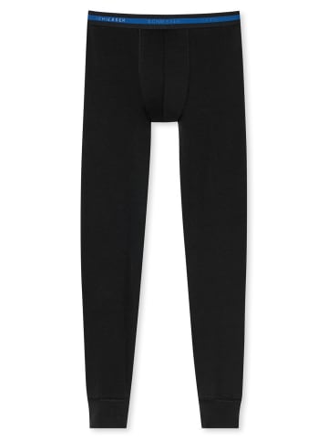 Schiesser Lange Unterhose 95/5 in Schwarz