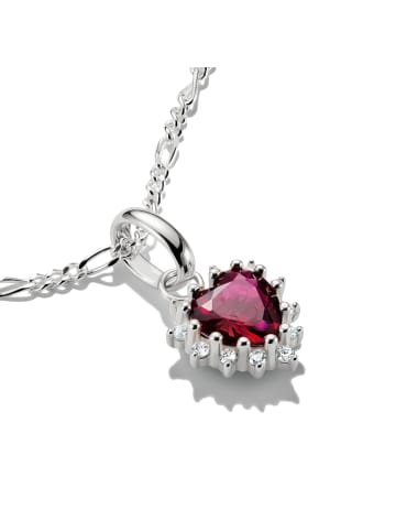 Thomas Sabo Charm-Anhänger True Romance Rotes Herz Connect in silber, bunt