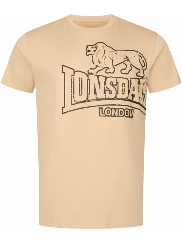 Lonsdale T-Shirt "Langsett" in Beige