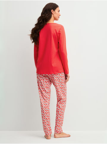 Calida Pyjama in red glow