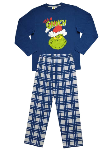 The Grinch The Grinch Schlafanzug Team Grinch Pyjama Set Langarm in blau