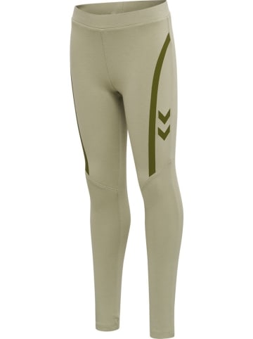 Hummel Kinder Leggings in Grün