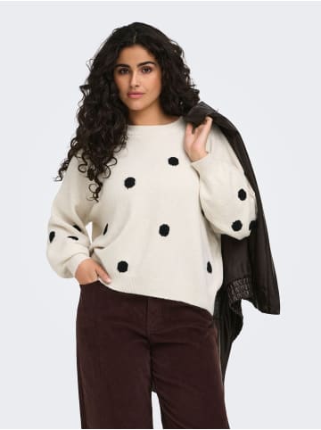 ONLY Carmakoma Strickpullover in Birch