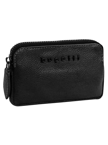 Bugatti Schlüsseltasche BELLA echt Leder in schwarz
