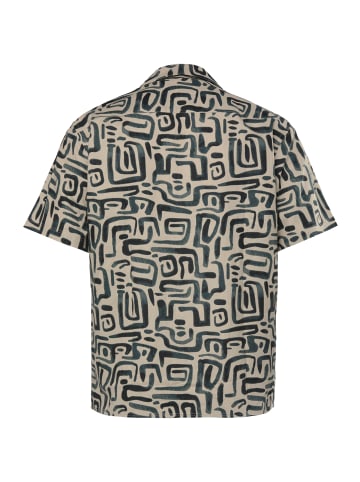 Men Plus Hemd in hellbeige