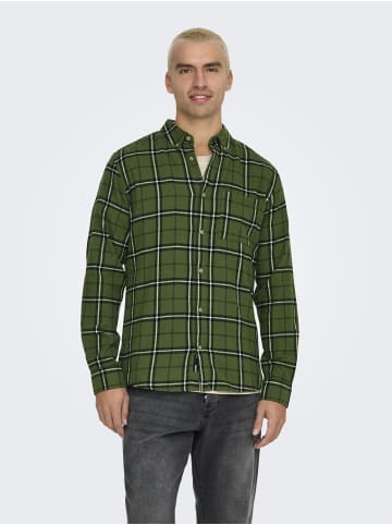 ONLY & SONS Hemd in Rifle Green
