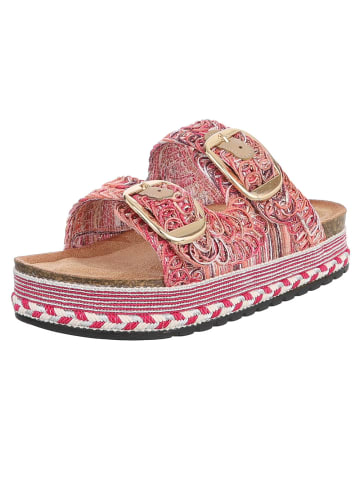 Ital-Design Sandale & Sandalette in Pink und Gold