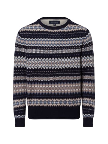 Andrew James Strickpullover in marine ecru - 0001