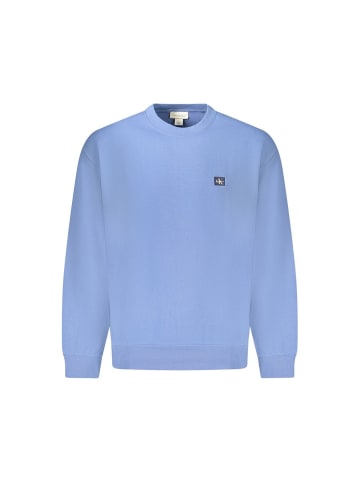 Calvin Klein Weiß Blau Baumwolle Herren Sweatshirt