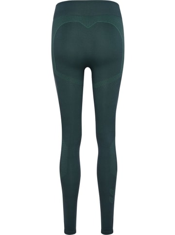 Hummel Leggings "Hmlmt Power Seamless Mw Tights" in Grün