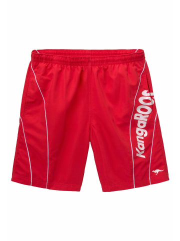 Kangaroos Badeshorts in rot