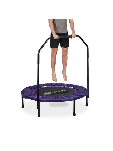 relaxdays Trampolin in Lila - Ø 102 cm