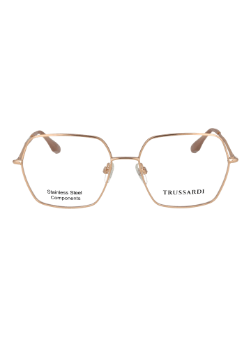 Trussardi Damen Optische Fassungen Quadrat Roségold