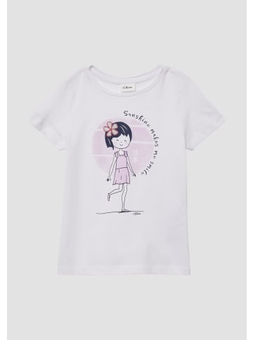 s.Oliver T-Shirt in 0100_weiß