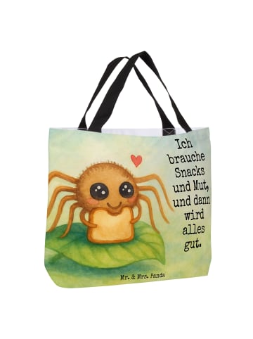 Mr. & Mrs. Panda Shopper Tasche Spinne Agathe Sandwich Design mi... in Weiß