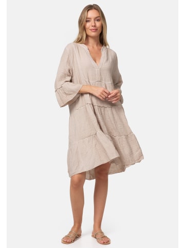 PM SELECTED Musselin Tunika in Beige