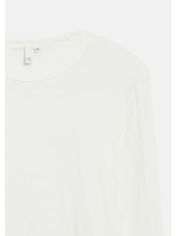 QS T-Shirt in 0200_creme