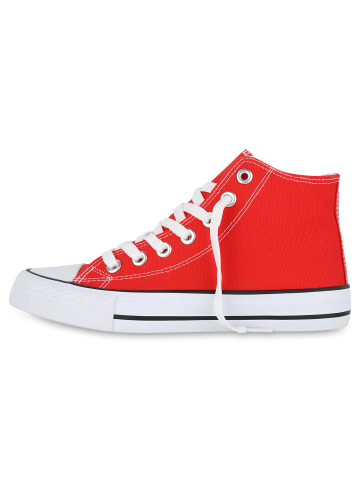 VAN HILL Sneaker High Allison in Rot