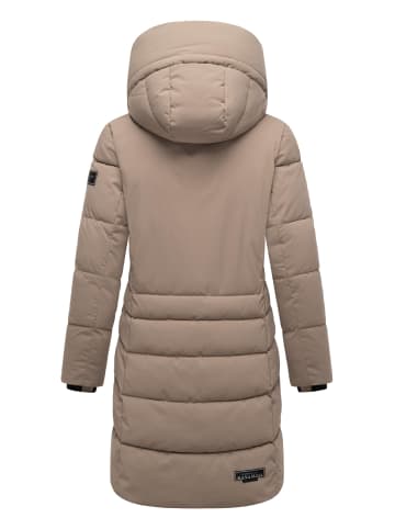 Navahoo Steppmantel Mondnebel XIV in Taupe Grey