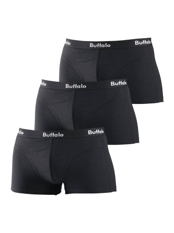 Buffalo Boxershorts in schwarz, schwarz, schwarz