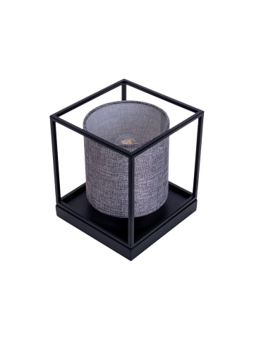 näve Tischleuchte "BETA" in grau - (L)15 cm x (B)15 cm x (H)17 cm