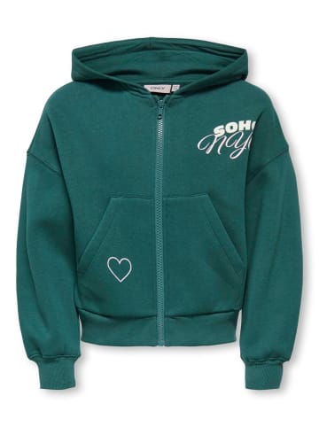 KIDS ONLY Kapuzen-Sweatjacke Zip Hoodie Kogditte in june bug