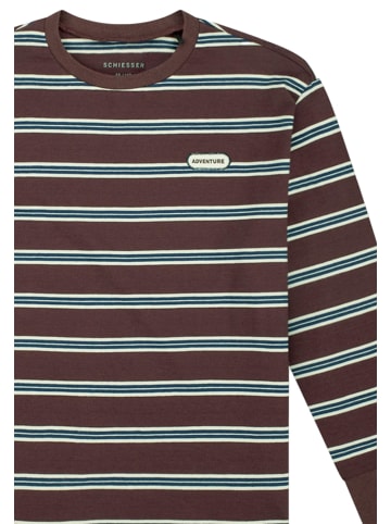 Schiesser Schlafanzug Comfort Cotton in Kakao