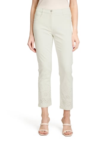 Betty Barclay Casual-Hose mit Stickerei in Rohweiß