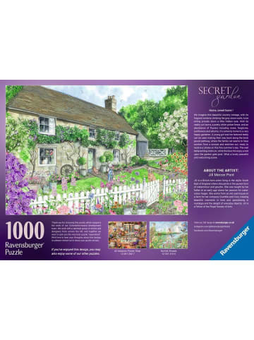 Ravensburger Ravensburger Puzzle 1.000 Teile Geheimer Garten in bunt
