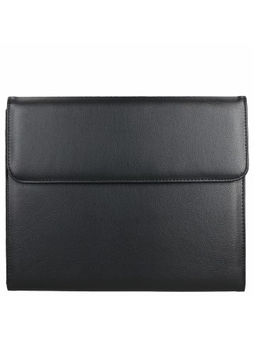D&N Easy Business - Schreibmappe 28 cm PU (schwarz) in schwarz