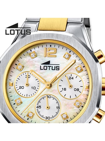 Lotus Chronograph-Armbanduhr Lotus Classic silber mittel (ca. 36,5mm)