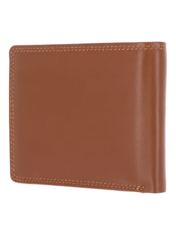 Golden Head Polo Geldbörse RFID Schutz Leder 12 cm in cognac